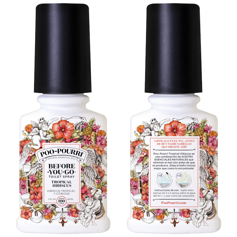  Poo-Pourri Before-You-Go Toilet Spray, Tropical